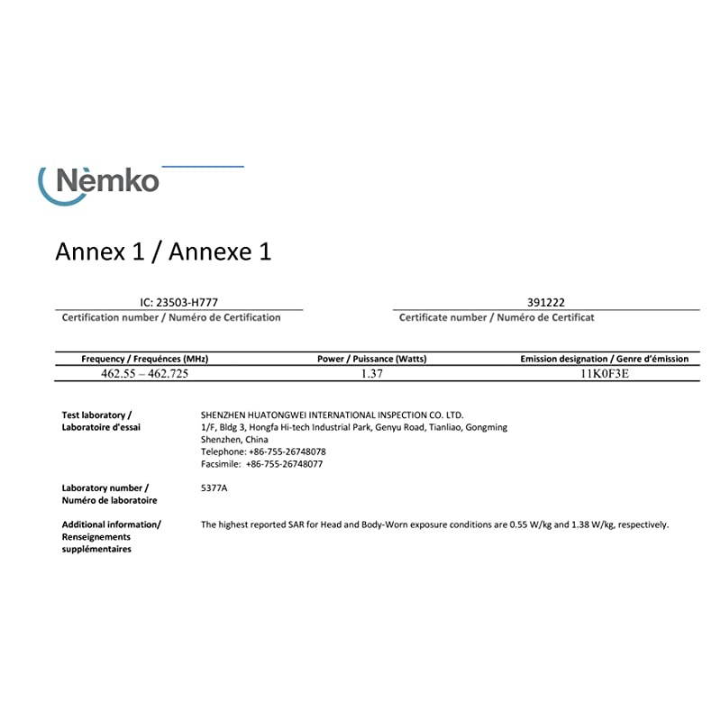 H777 Walkie Talkie Long Range Rechargeable Two Way Radios USB Charging Built-in Flashlight FRS 2 Way Radios (5 Pack)