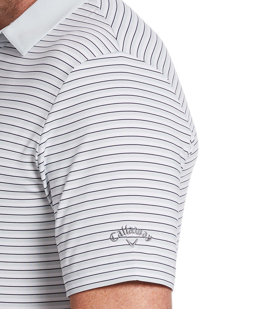 Callaway Short-Sleeve Vent Stripe OptiDri&trade; Golf Polo