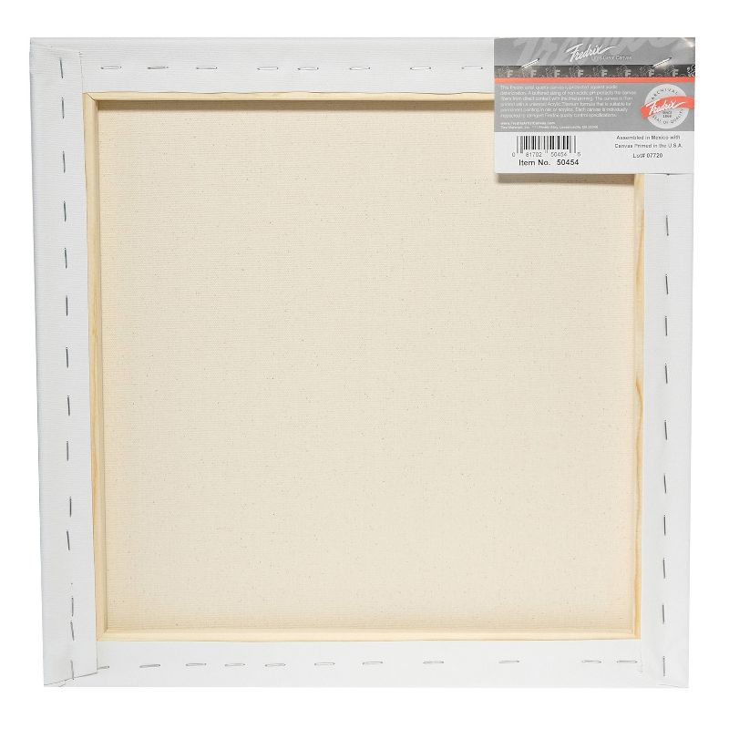 Fredrix Red Label Stretched Cotton Canvas 16 X 16" - 2pk