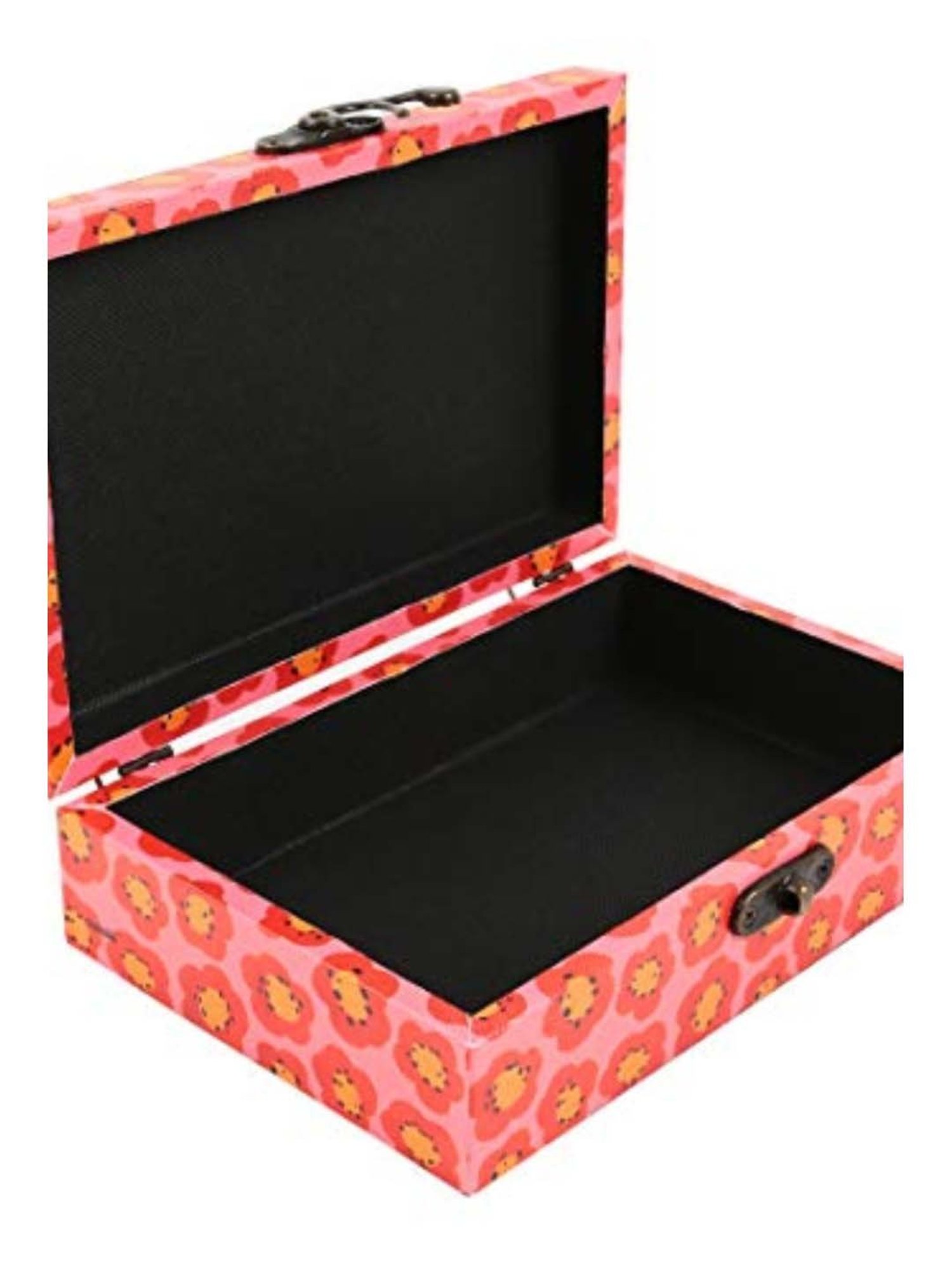 Chumbak Live Slow Pink & Blue MDF Storage Box - Set of 1