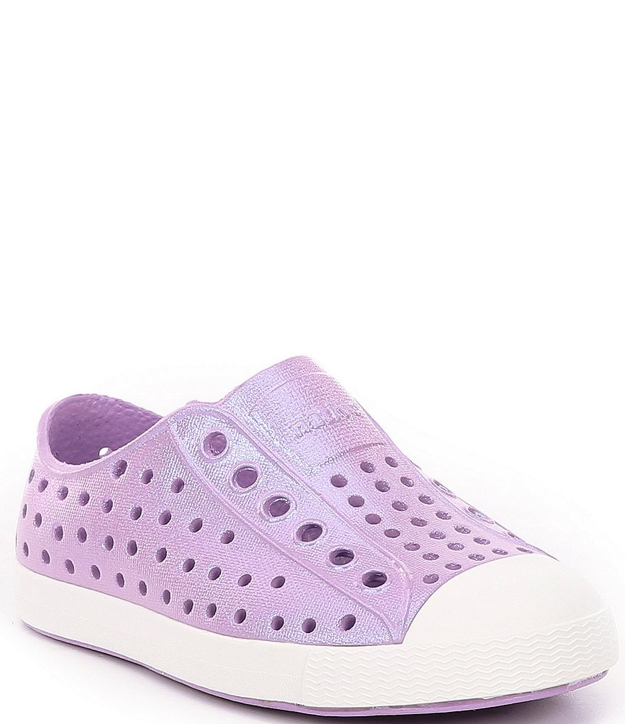 Native Girls' Jefferson Iridescent Slip-On Sneakers (Toddler)