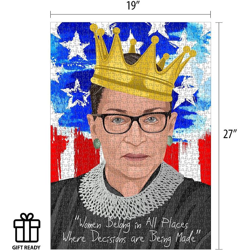 Funwares Ruth Bader Ginsburg 1000 Piece Jigsaw Puzzle