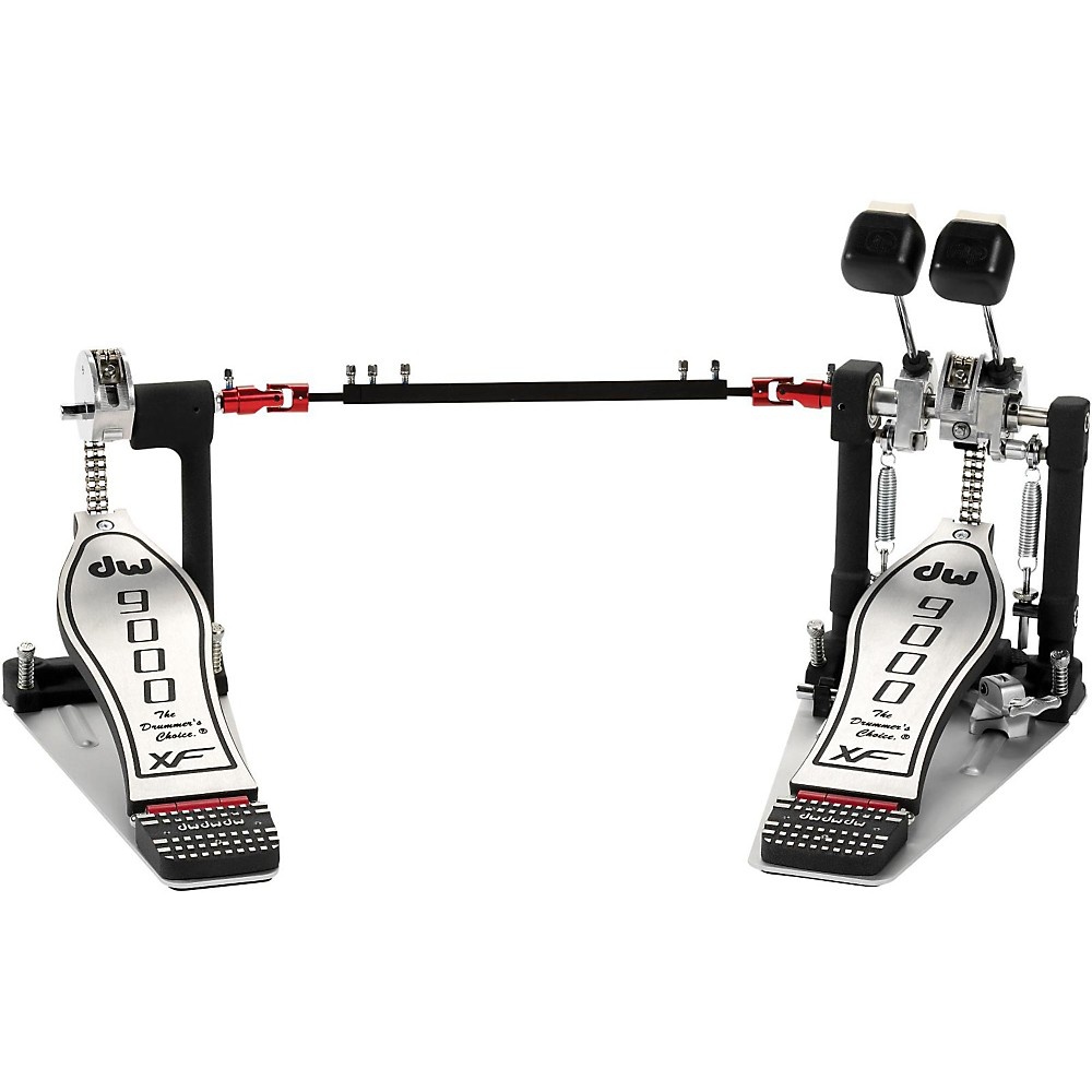 DW 9000 Series Double Bass Drum Pedal with eXtended Footboard