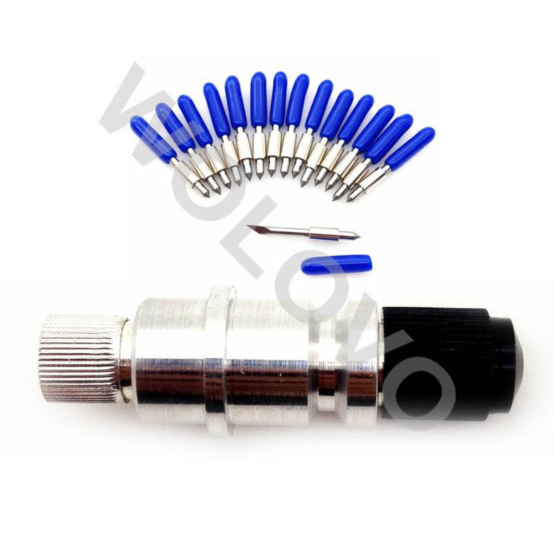 15pcs Graphtec CB15 60 degree Cutting Plotter Knife CB15U Vinyl Cutter Blade+Blade Holder