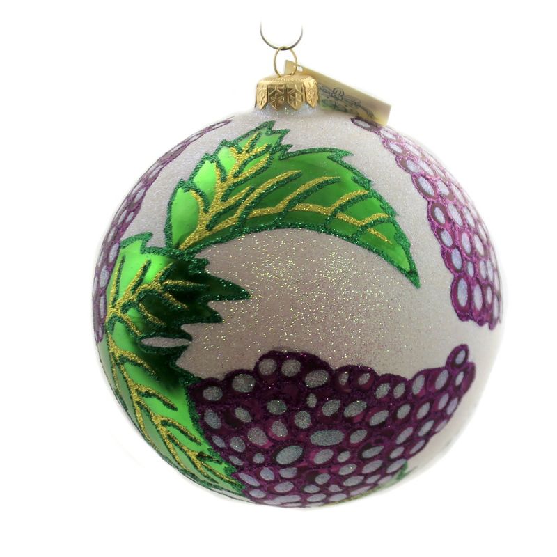 Larry Fraga Grapevine Ornament Jumbo Ball Grape Wine  -  Tree Ornaments