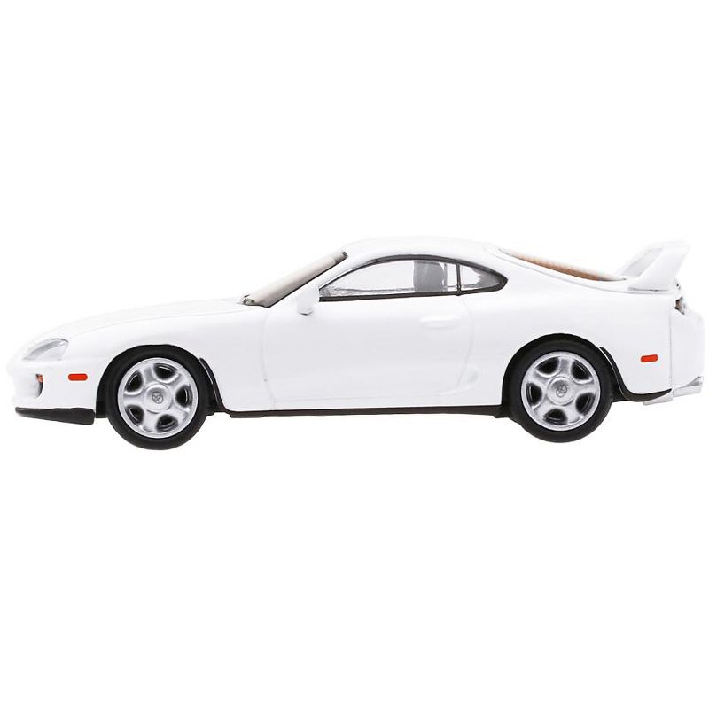 Toyota Supra (JZA80) LHD Super White Limited Edition to 4,800 pieces 1/64 Diecast Model Car by True Scale Miniatures
