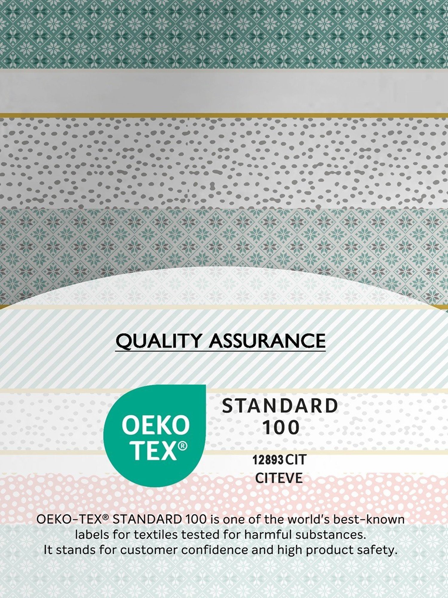 Layers Zen Green & Red Cotton Blend 225 TC Single Bedsheet with Pillow Cover