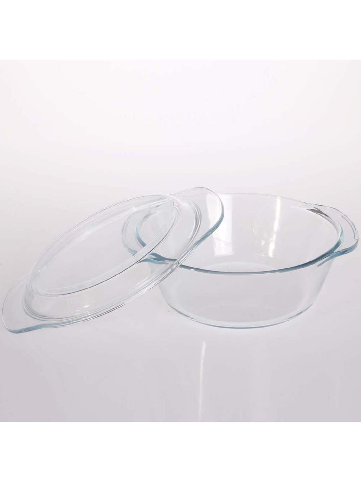 FnS Elantra Silver Stainless Steel Casserole With Lid (0.9 L)