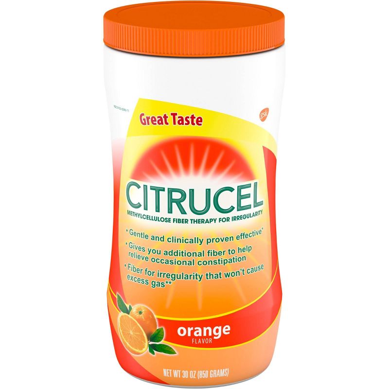 Citrucel Fiber Therapy Powder - Orange - 30oz