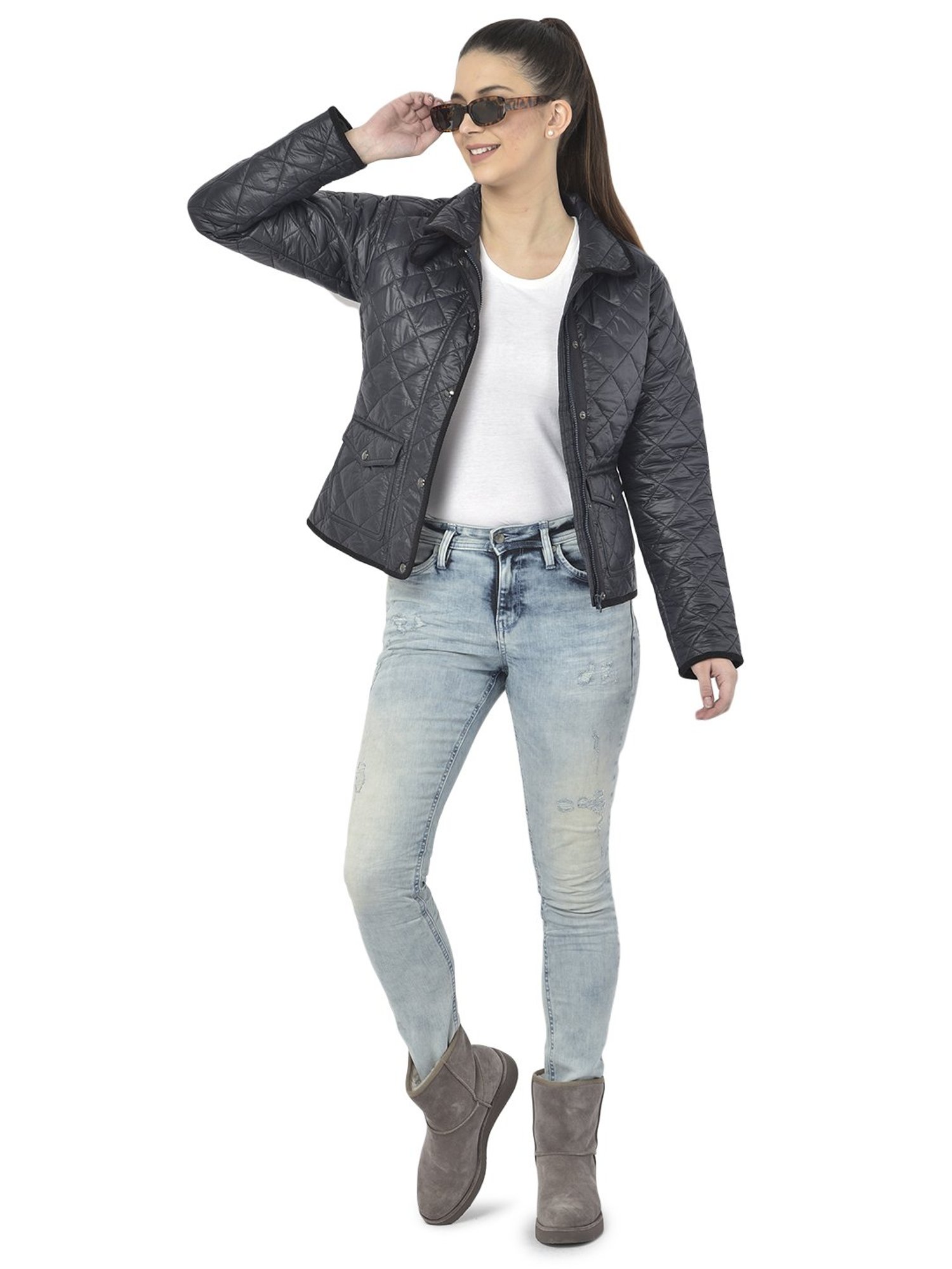 Woods Grey Padded Jacket