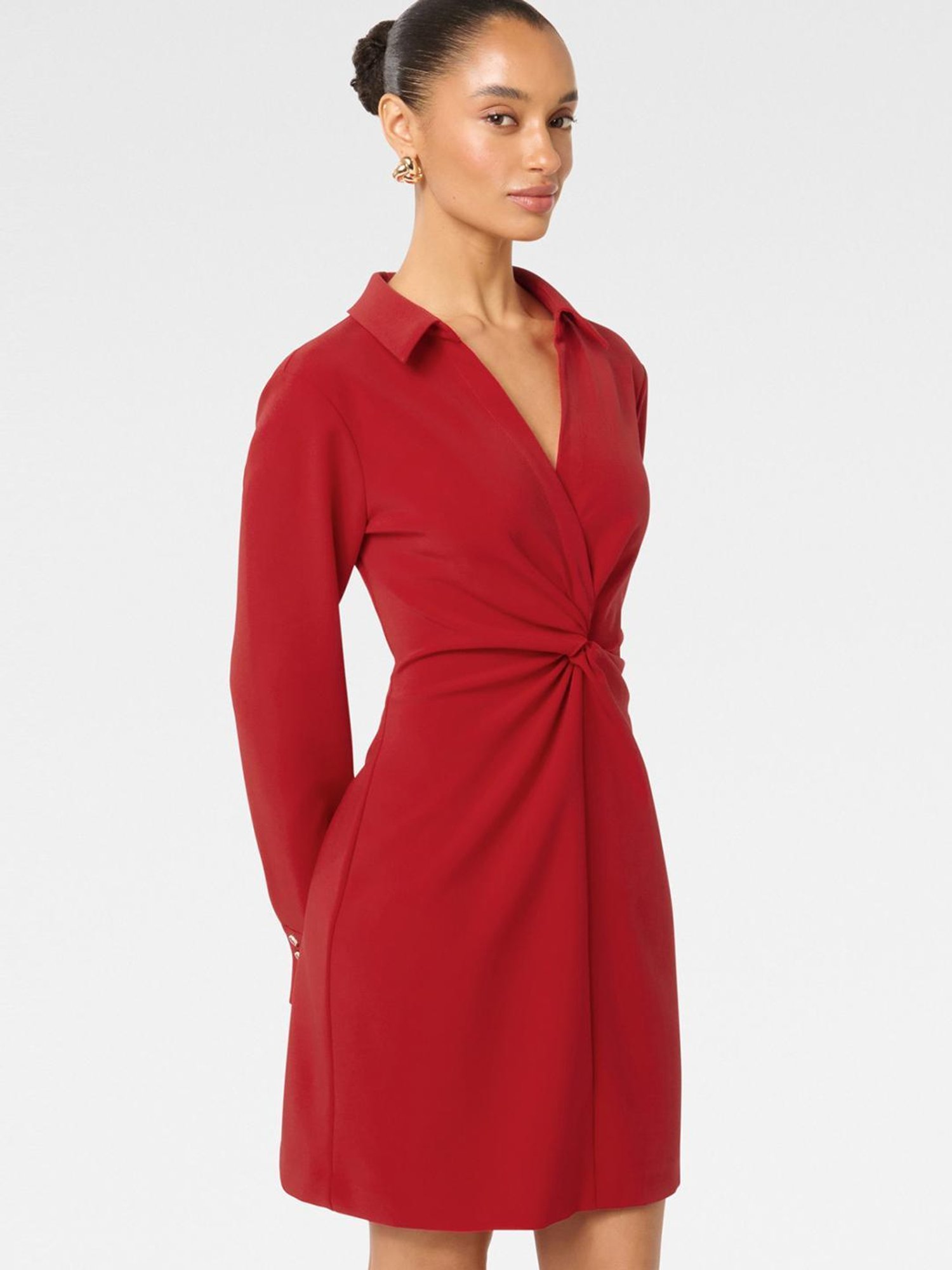 Forever New Madison Petite Twist Shirt Dress