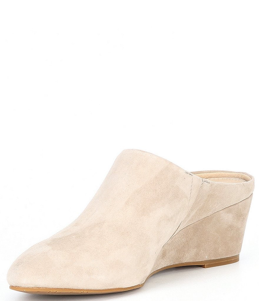 Pelle Moda Kiko Suede Wedge Mules