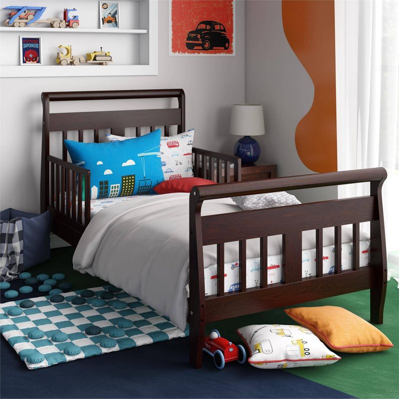 Toddler Baby Relax Apollo Sleigh Bed Espresso - Dorel Living