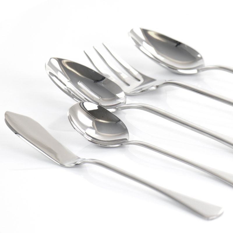 Gibson Elite Verdi 45 Piece Stainless Steel Flatware Set