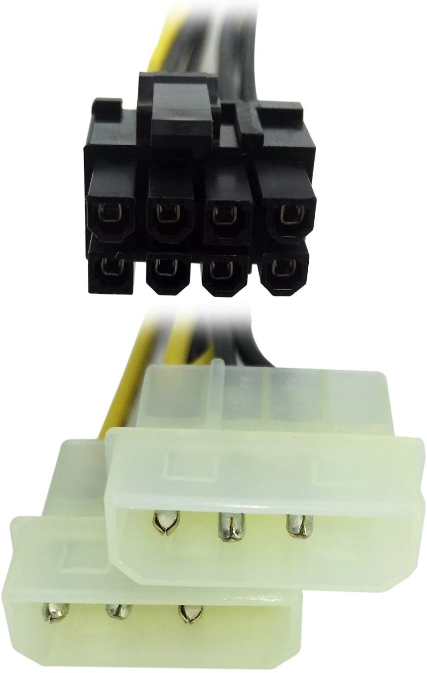 10 x DC Power Right Angle Barrel Male Jack Plug with Wire PC DIY 5.5 x 2.1mm