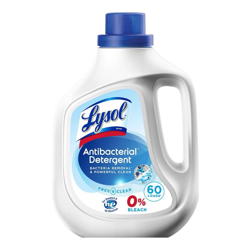 Lysol Laundry Detergent - Free & Clear - 92 fl oz