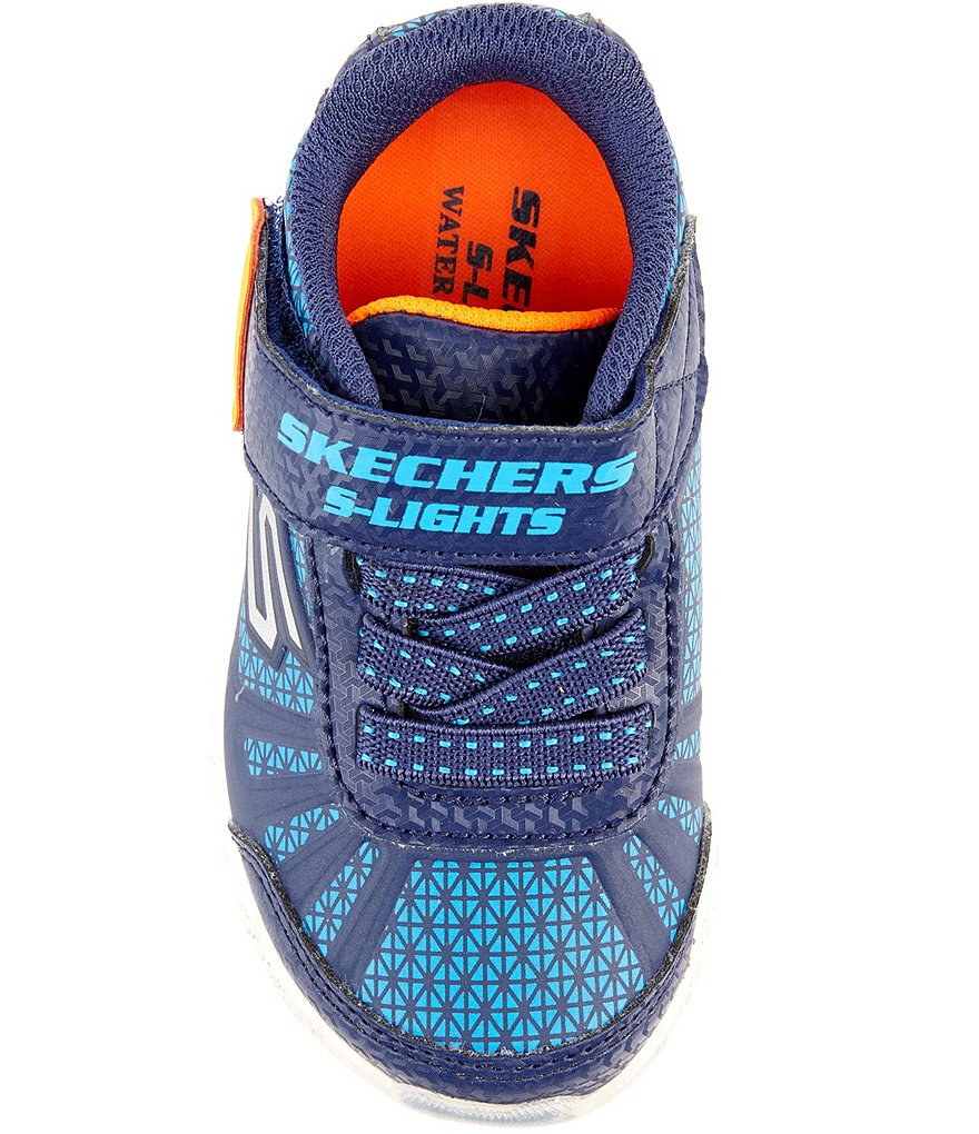 Skechers Boys' Illumi-Brights- Tuff Track Light Up Sneakers (Infant)