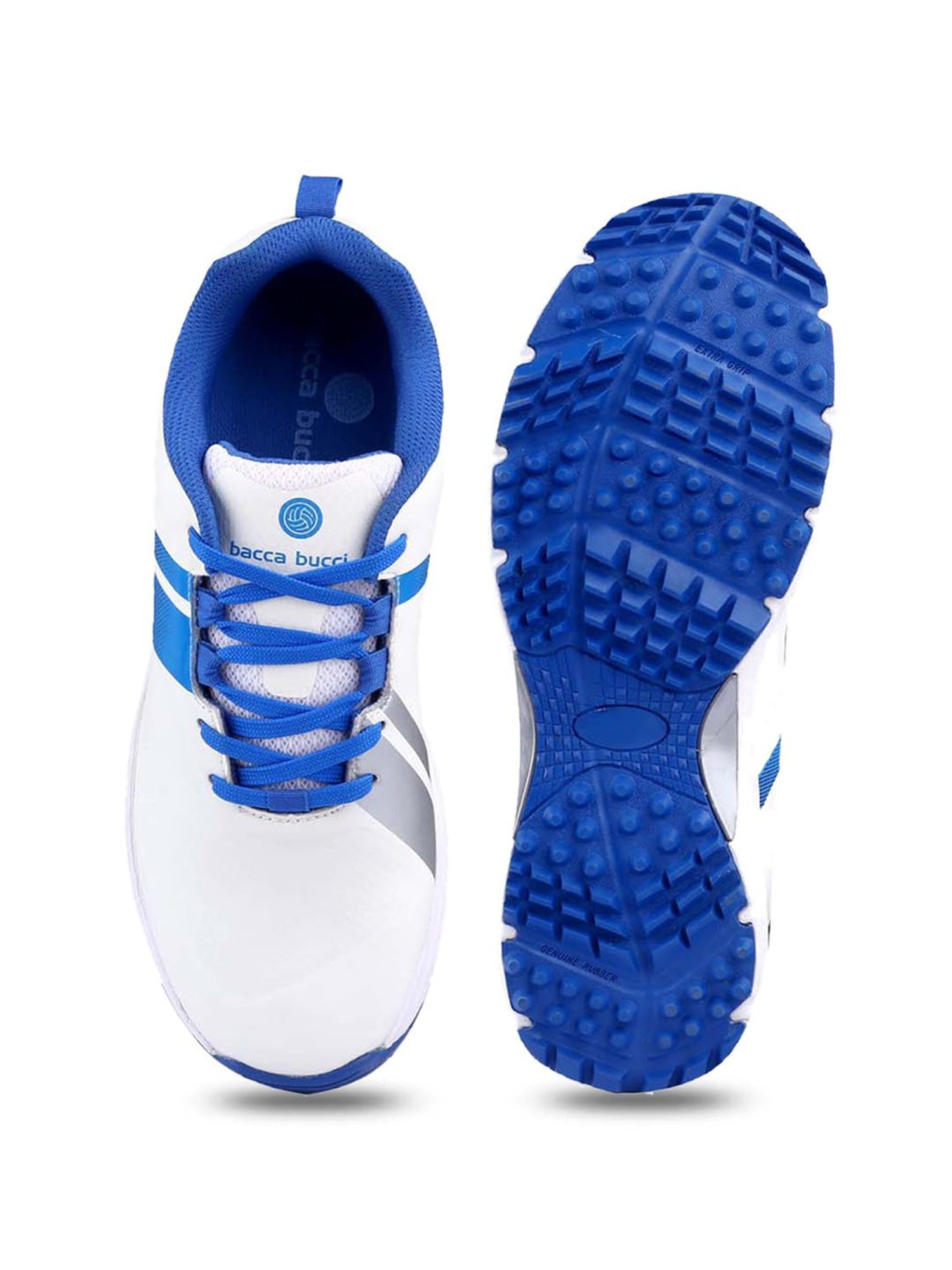 Bacca Bucci Men's CENTURY RUNNER Blue Cricket Shoes