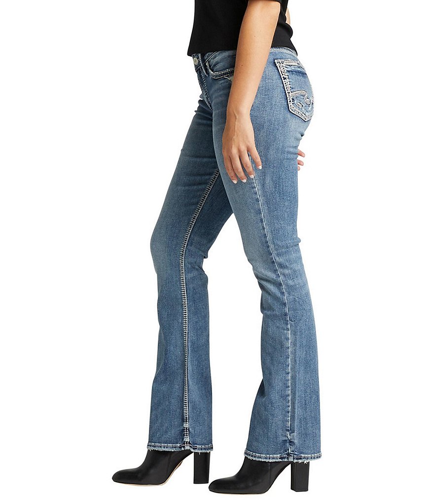 Silver Jeans Co. Elyse Mid Rise Bootcut Jeans
