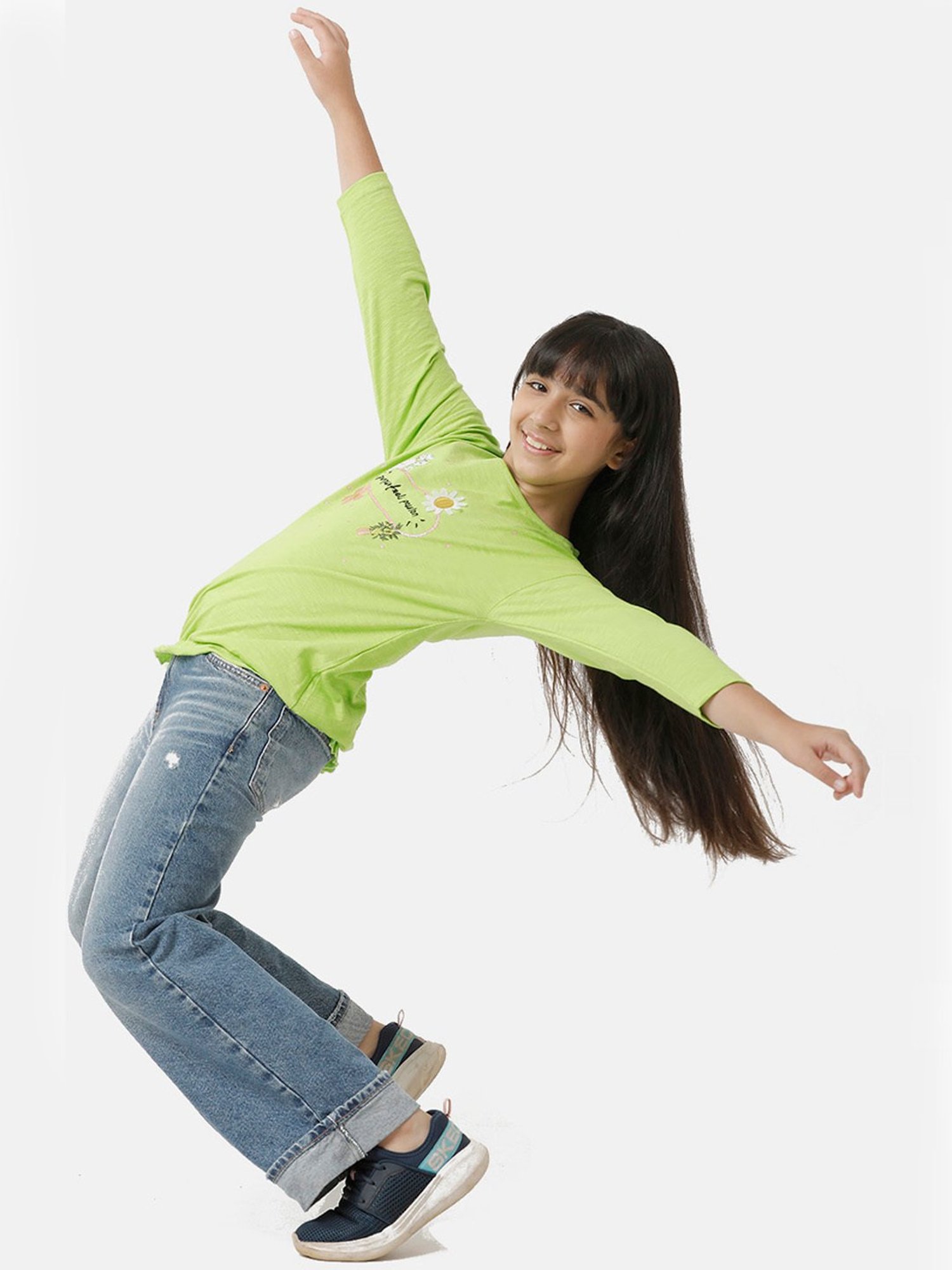 Tiny Girl Kids Pink Solid Top