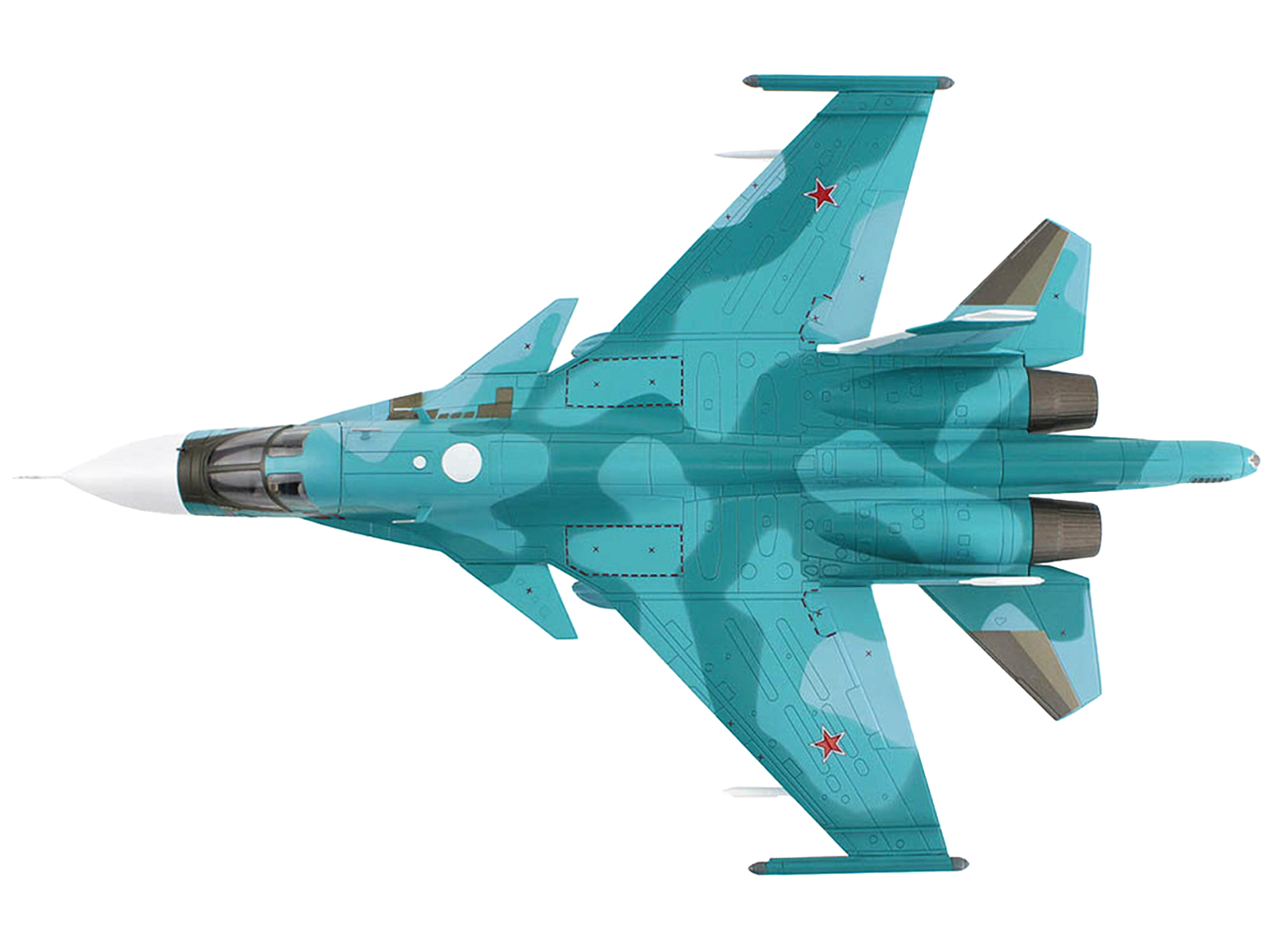 Sukhoi Su-24M Fencer-D Bomber Aircraft "Ukraine War" (2023) Ukrainian Air Force 1/72 Diecast Model by JC Wings
