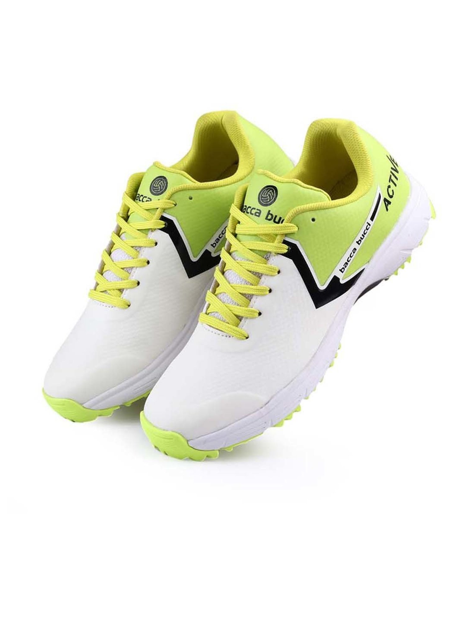 Bacca Bucci Men's CENTURION GLIDE Green Cricket Shoes