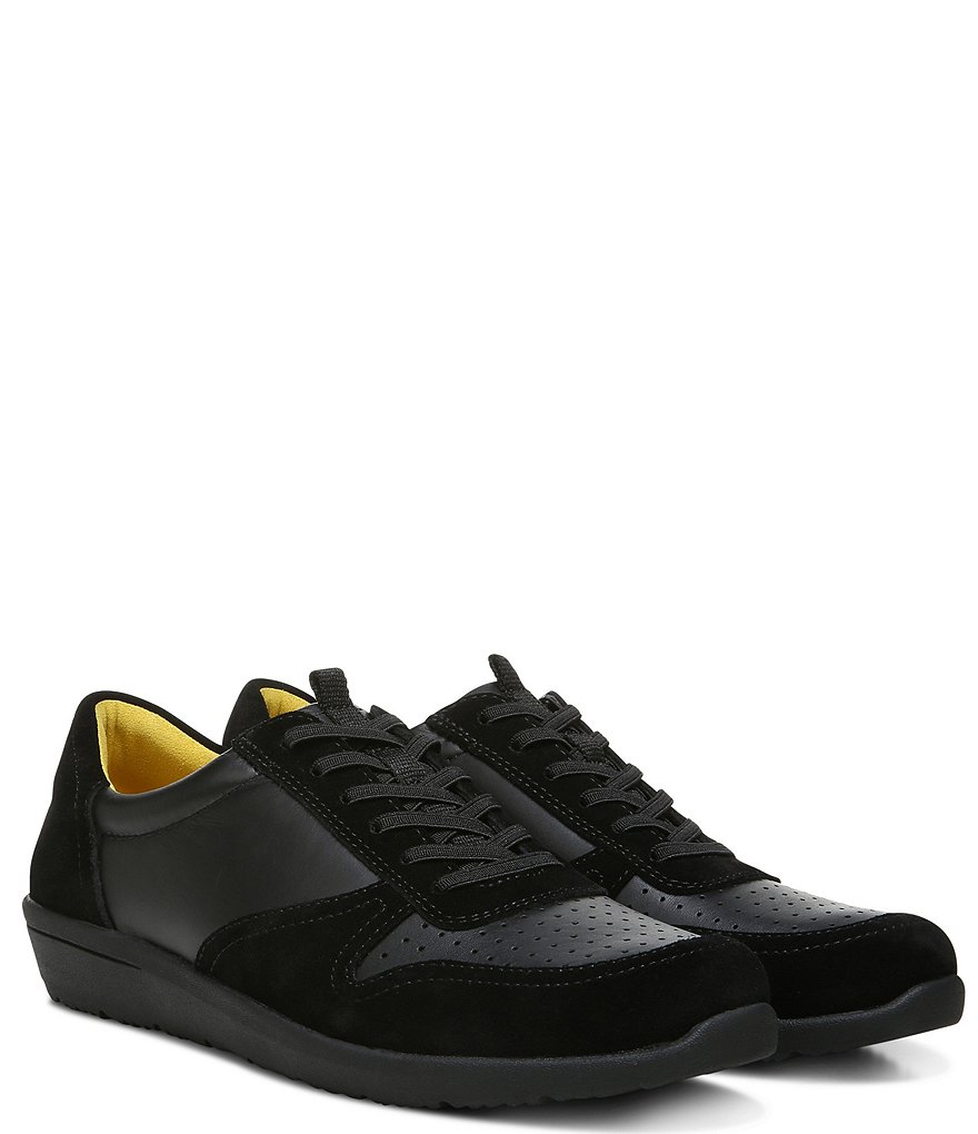 Vionic Karigan Leather And Suede Lace-Up Sneakers