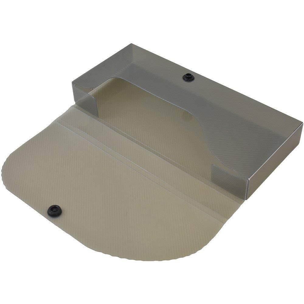 JAM Paper Pencil Cases - Snap Button Pencil Case - Smoke - Sold Individually