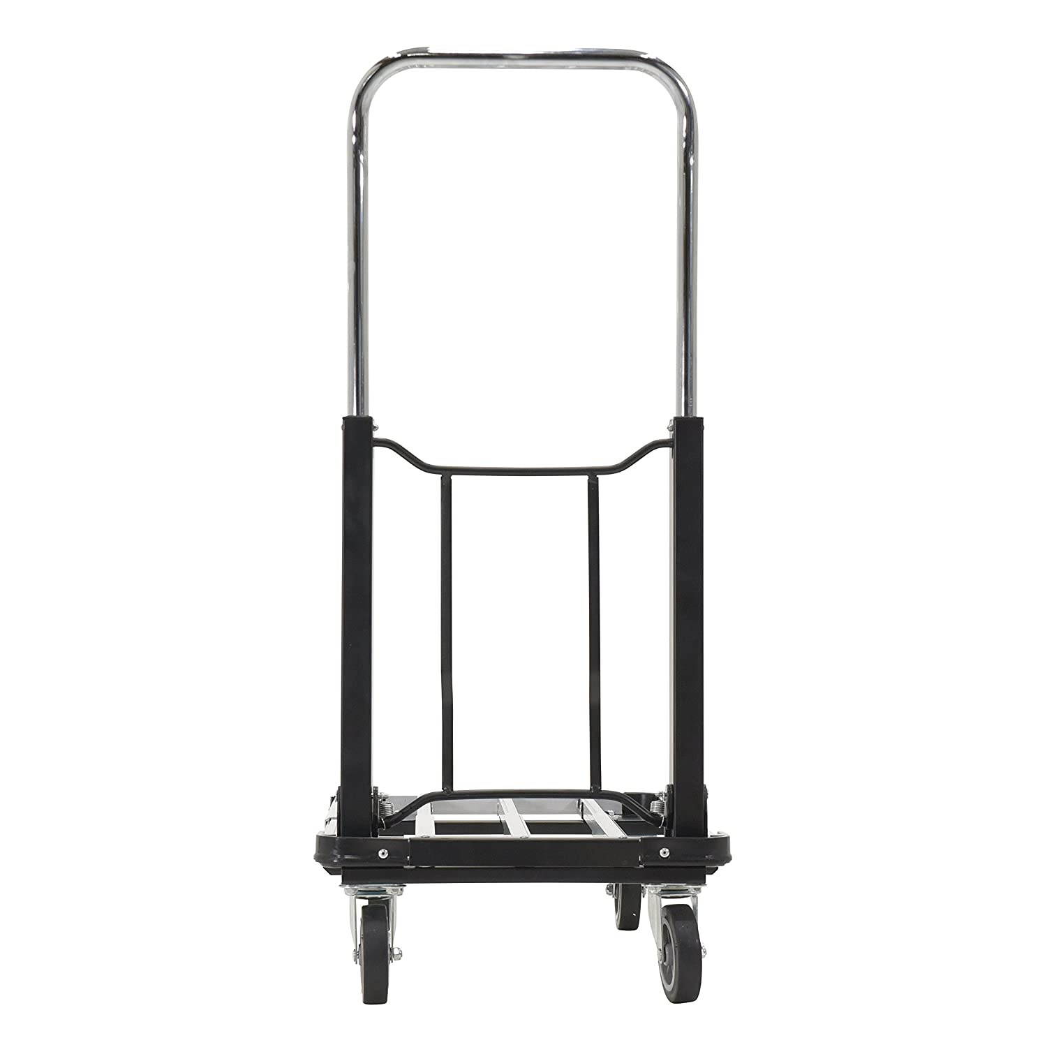 Vestil FAPT-1628 Aluminum Fold Up Platform Truck, 300 lbs Capacity, 28" Length x 16" Width, 6-1/2" Deck Height