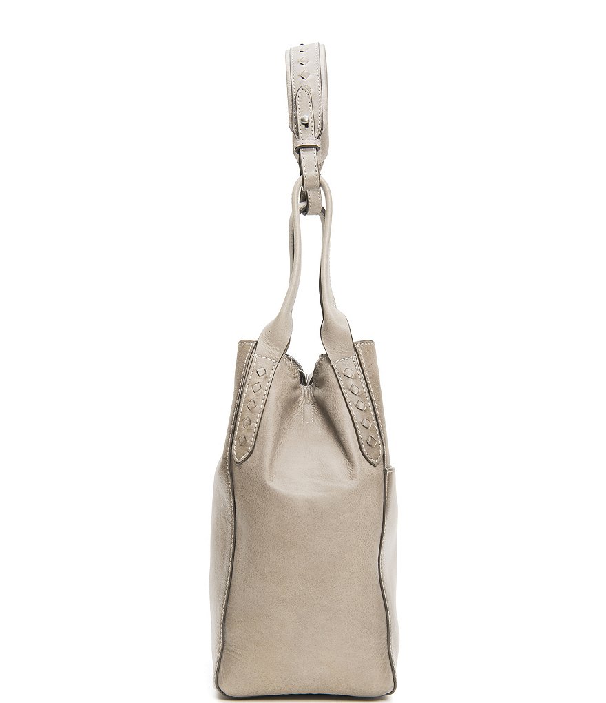 Frye Reed Magnetic Snap Leather Hobo Bag