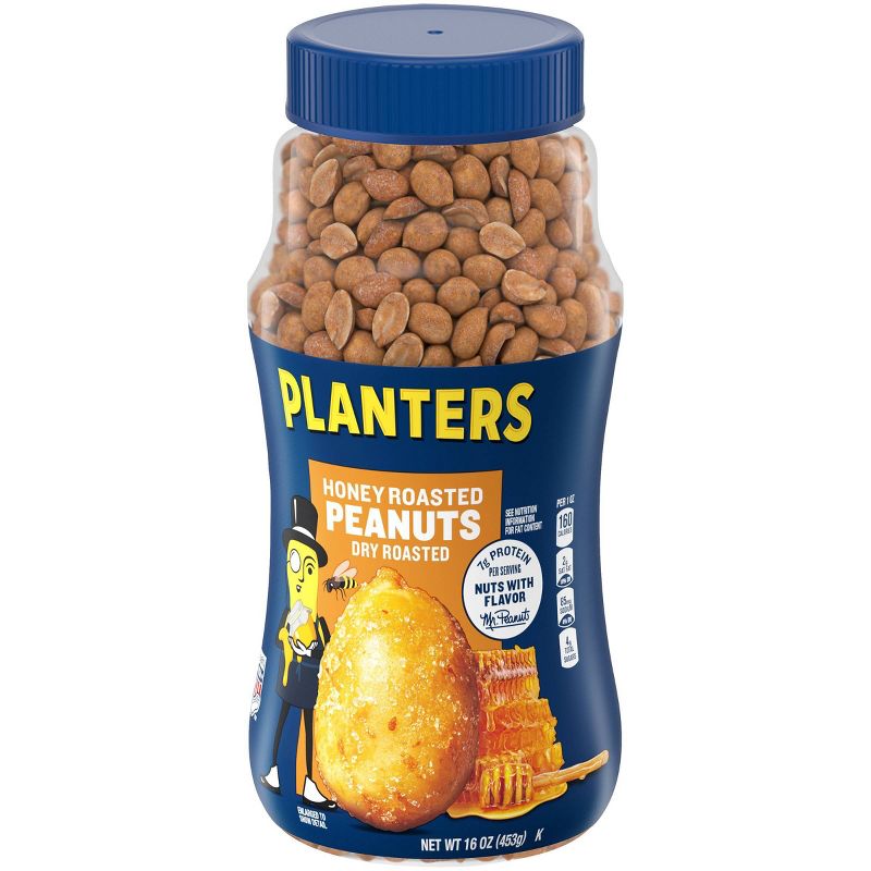 Planters Honey Dry Roasted Peanuts - 16oz