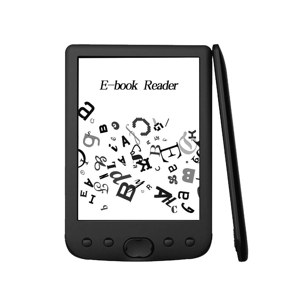 BK-6025 Portable e-Book Reader 8GB E-Ink 6inch Multifunction E-Reader 800*600 High Resolution Display Screen 300DPI