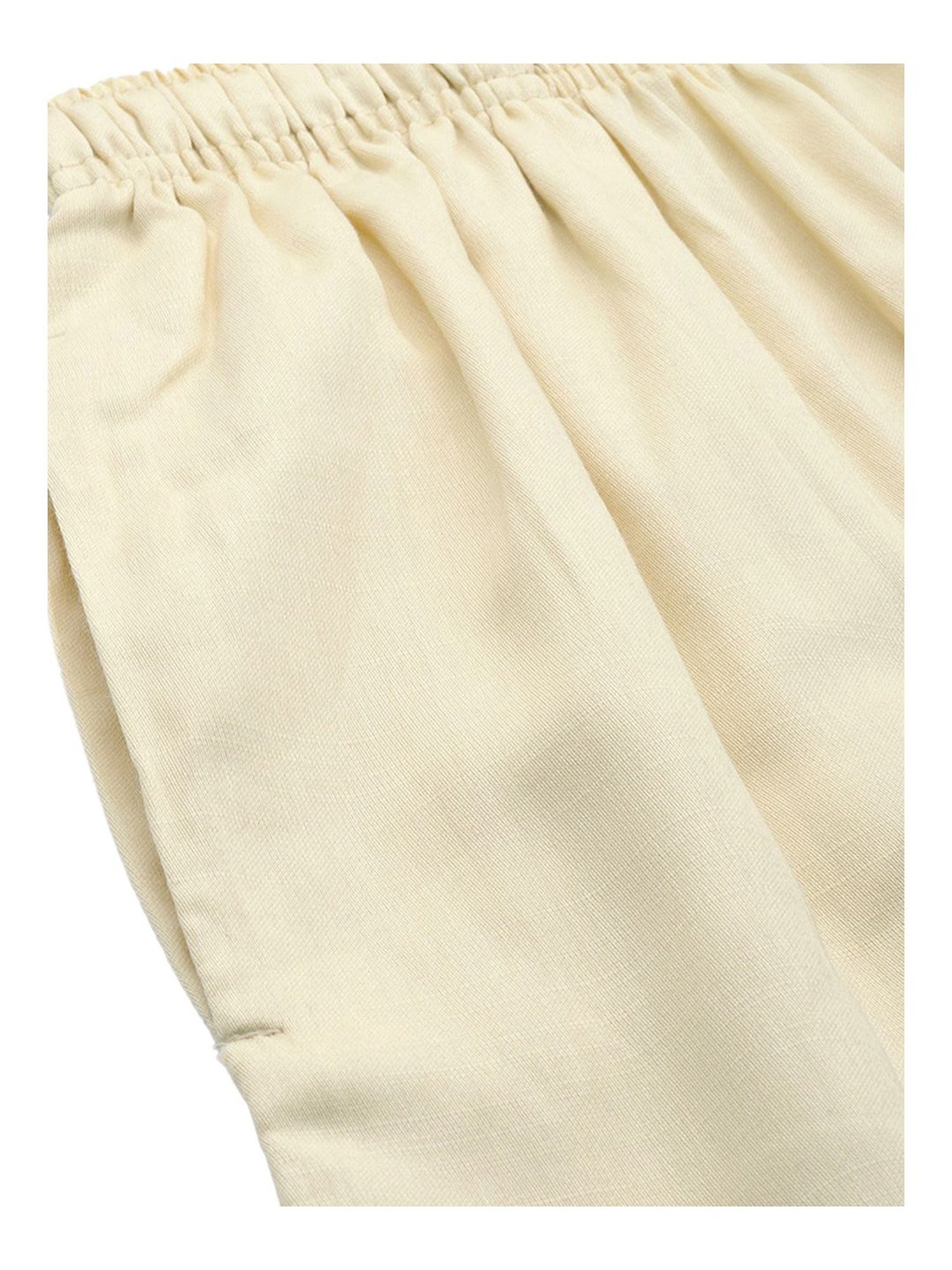 Ramraj ALAMEEN White Cotton Solid Dhotis