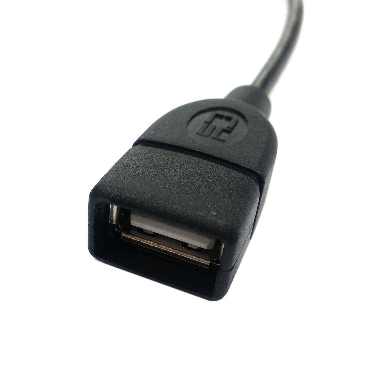 2pcs 1set 90 D Left & Right Angled type Micro USB Host Cable OTG fo Phone Tablet