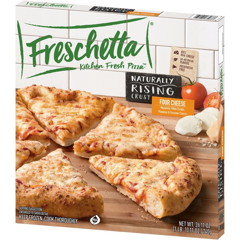 Freschetta Natural Rising Four Cheese Medley Frozen Pizza - 26.11oz