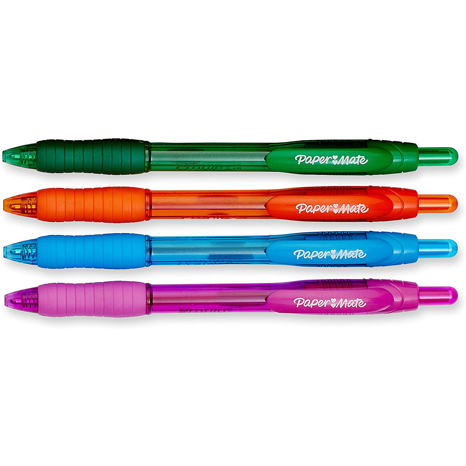 Paper Mate Profile Retractable Ballpoint Pens, 1.4mm, Bold Point, Assorted Fashion Colors, 4-Count