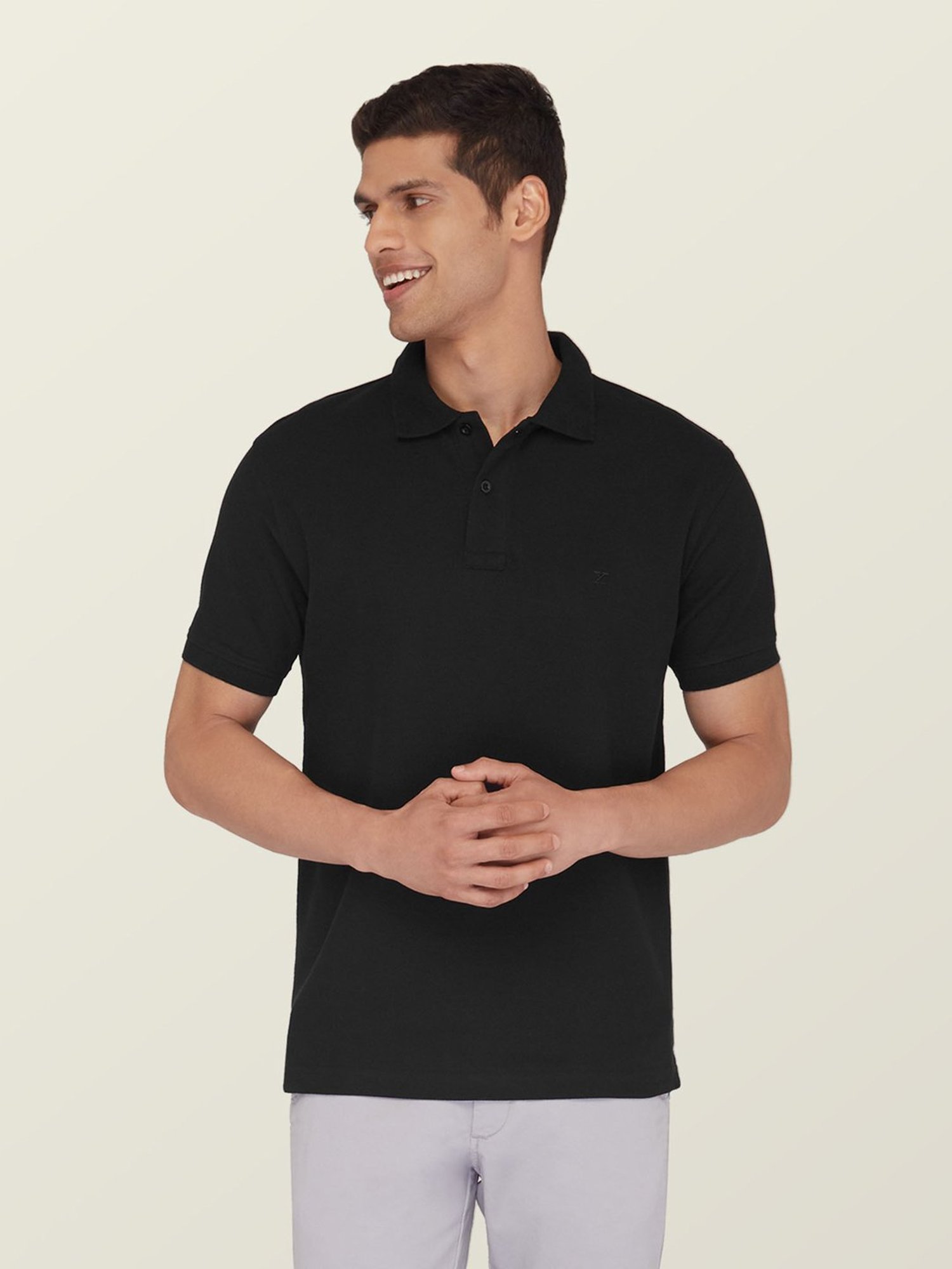 XYXX Black Polo T-Shirt