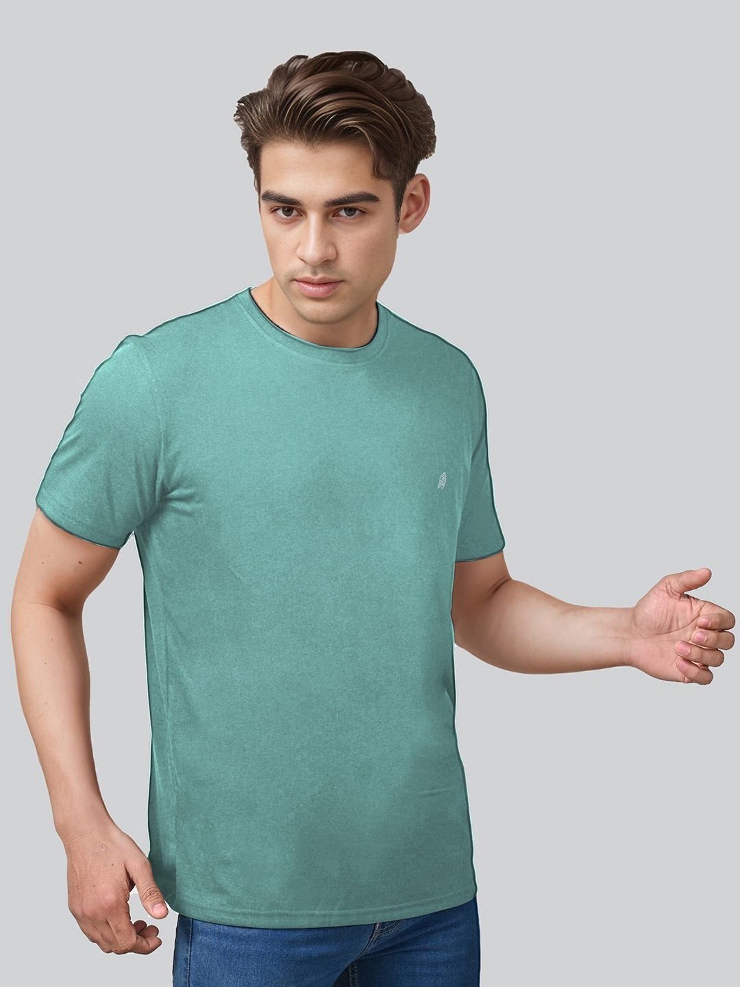 Lux Nitro Green & Sage Regular Fit T-Shirt