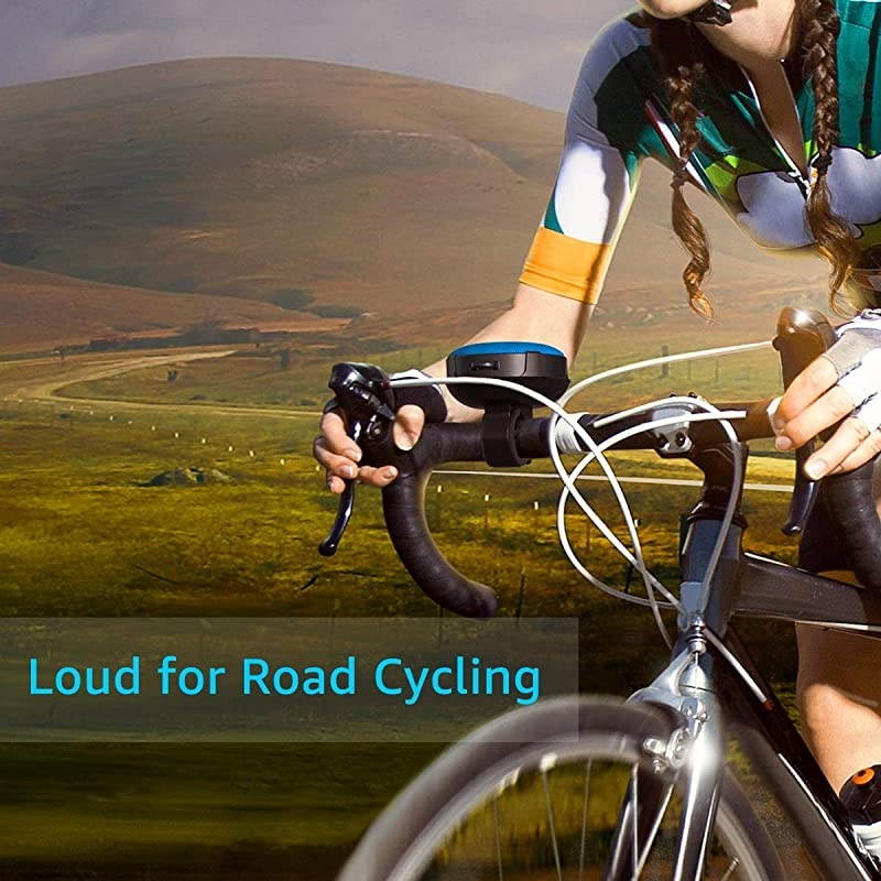 Bluetooth Bike Speaker with Detachable Bicycle Mount, IP65 Waterproof, Shockproof Dustproof for Outdoor Riding, Bluetooth 5.0 HD Sound, 10H Playtime, Built-in Mic