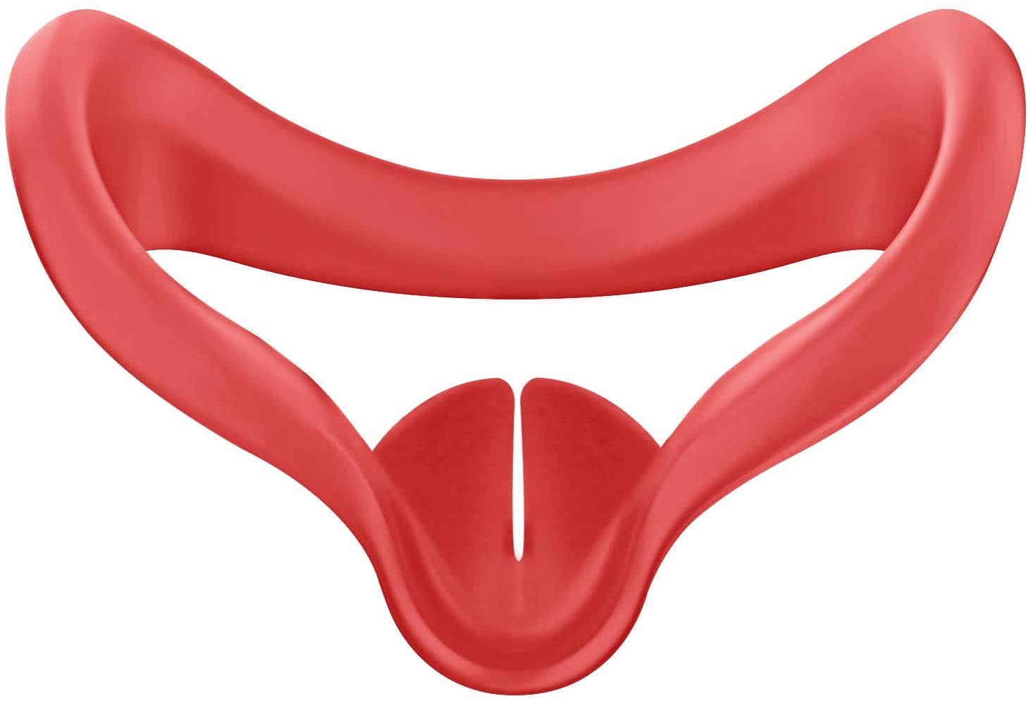 pordsioc Silicone VR Face Cover for Oculus Quest 2 Face Pad & Face Cushion Compatible with Oculus Quest 2 VR Headset Accessories