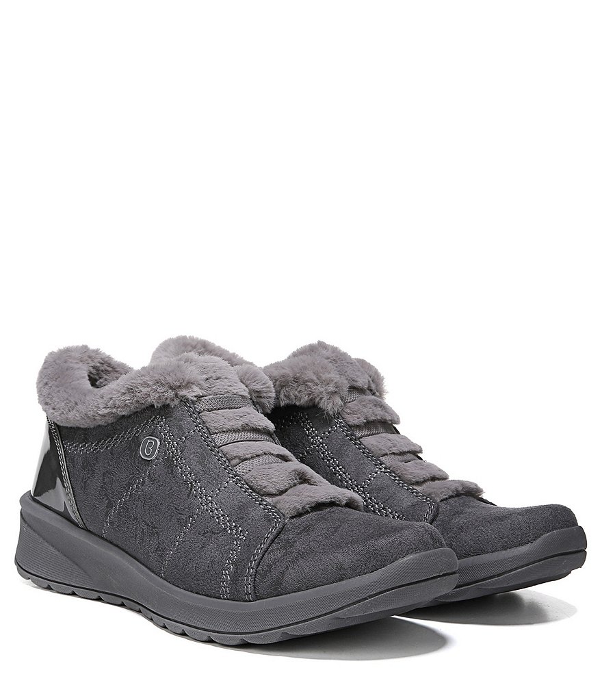 Bzees Premium Golden Faux Fur Lined Washable Ankle Booties