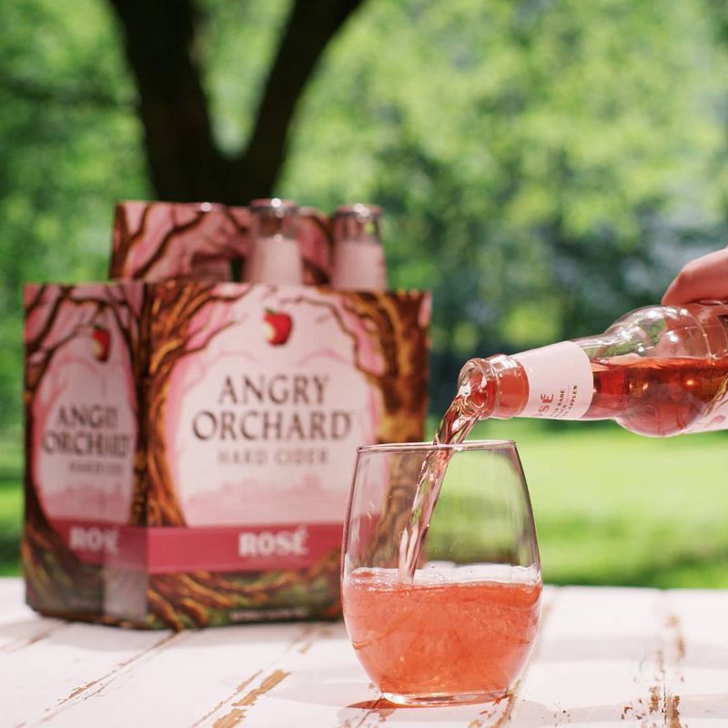 Angry Orchard Rosé Hard Cider - 6pk/12 fl oz Bottles