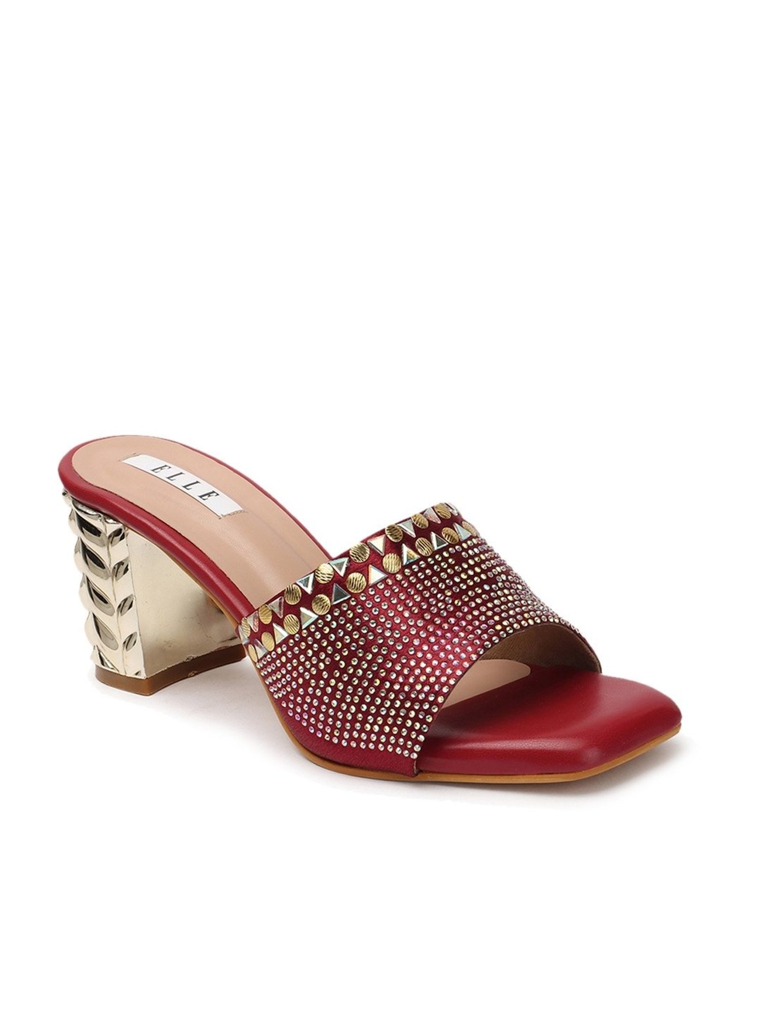 Elle Women's Red Ethnic Sandals