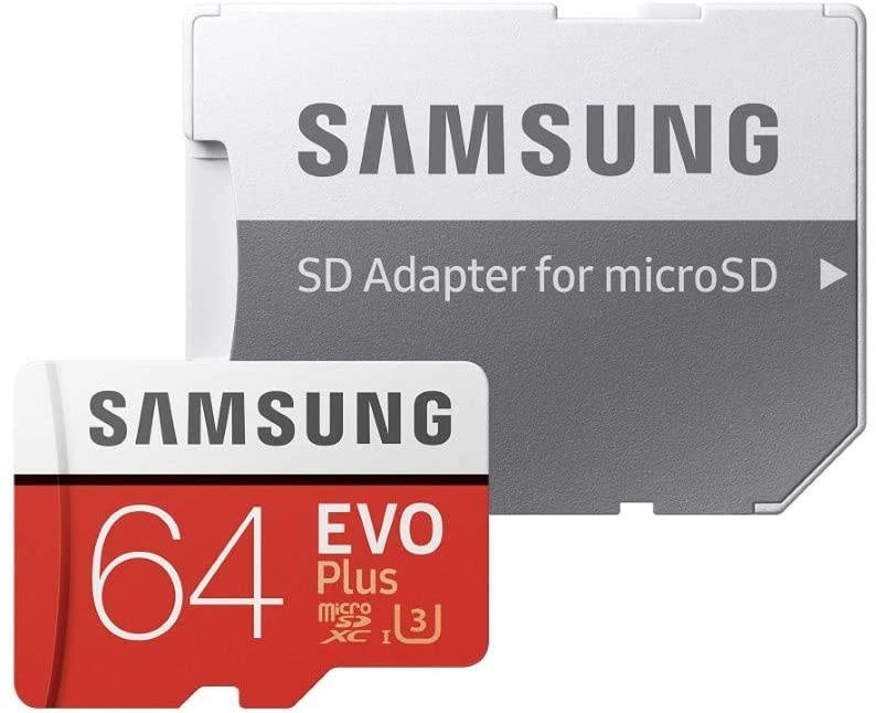 Samsung 64GB MicroSDXC EVO Plus Memory Card w/ Adapter (MB-MC64GA)