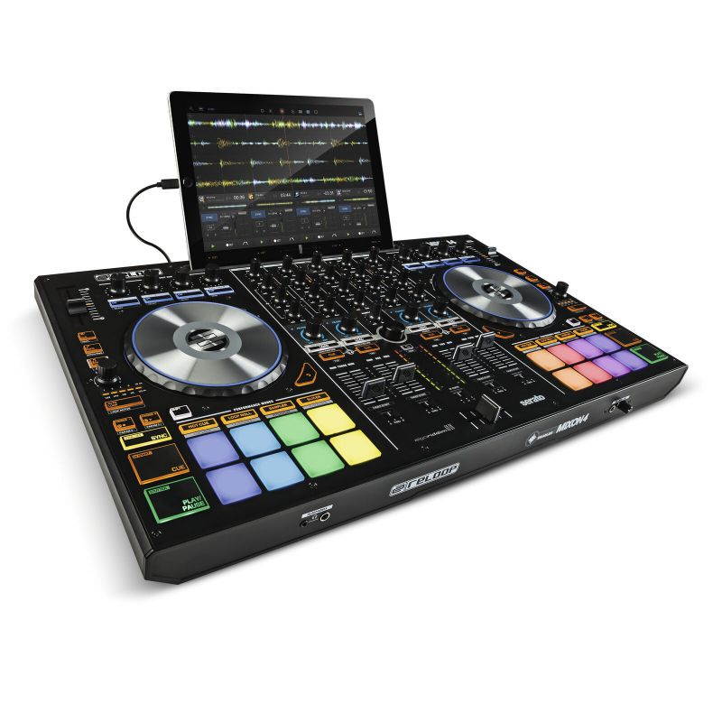 Reloop Mixon 4 - 4-Channel High Performance Hybrid DJ Controller For Serato DJ &