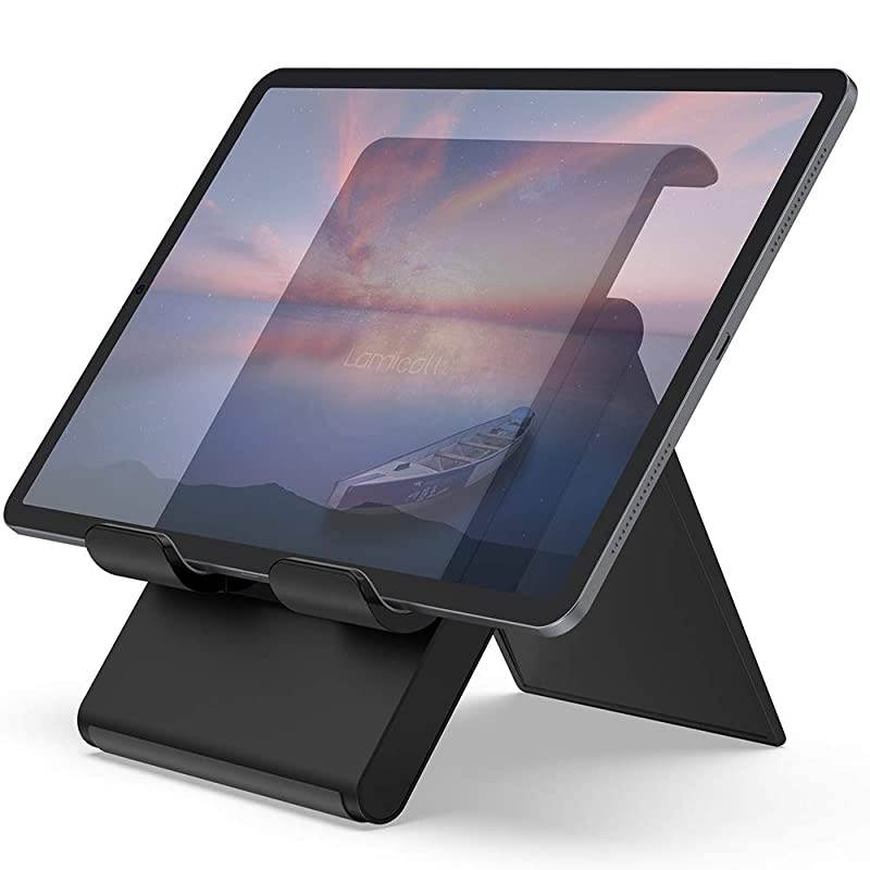 Adjustable Tablet Stand Holder Foldable Desktop Stand Charging Dock for Desk Compatible with iPad Air Mini Pro 97129 Phone 12 Mini 11 XS Max XR X Plus S10 S9 S8 Smartphones 413