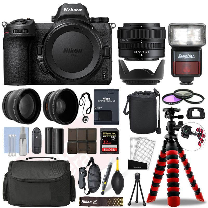 Nikon Z6 Mirrorless Digital Camera Body 24.5 MP Full-Frame