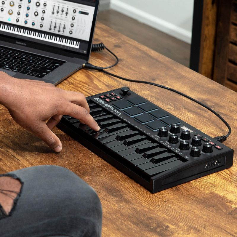 Akai MPK Mini MK3 25-Key Keyboard Controller (Black)