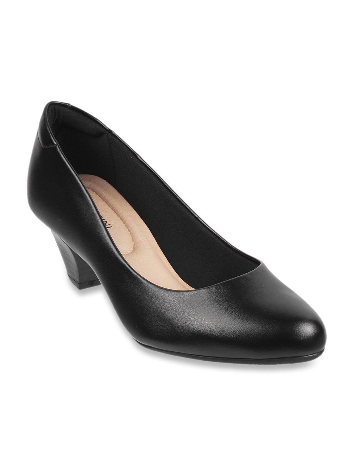 J. Fontini by Mochi Women's Black Formal Pumps