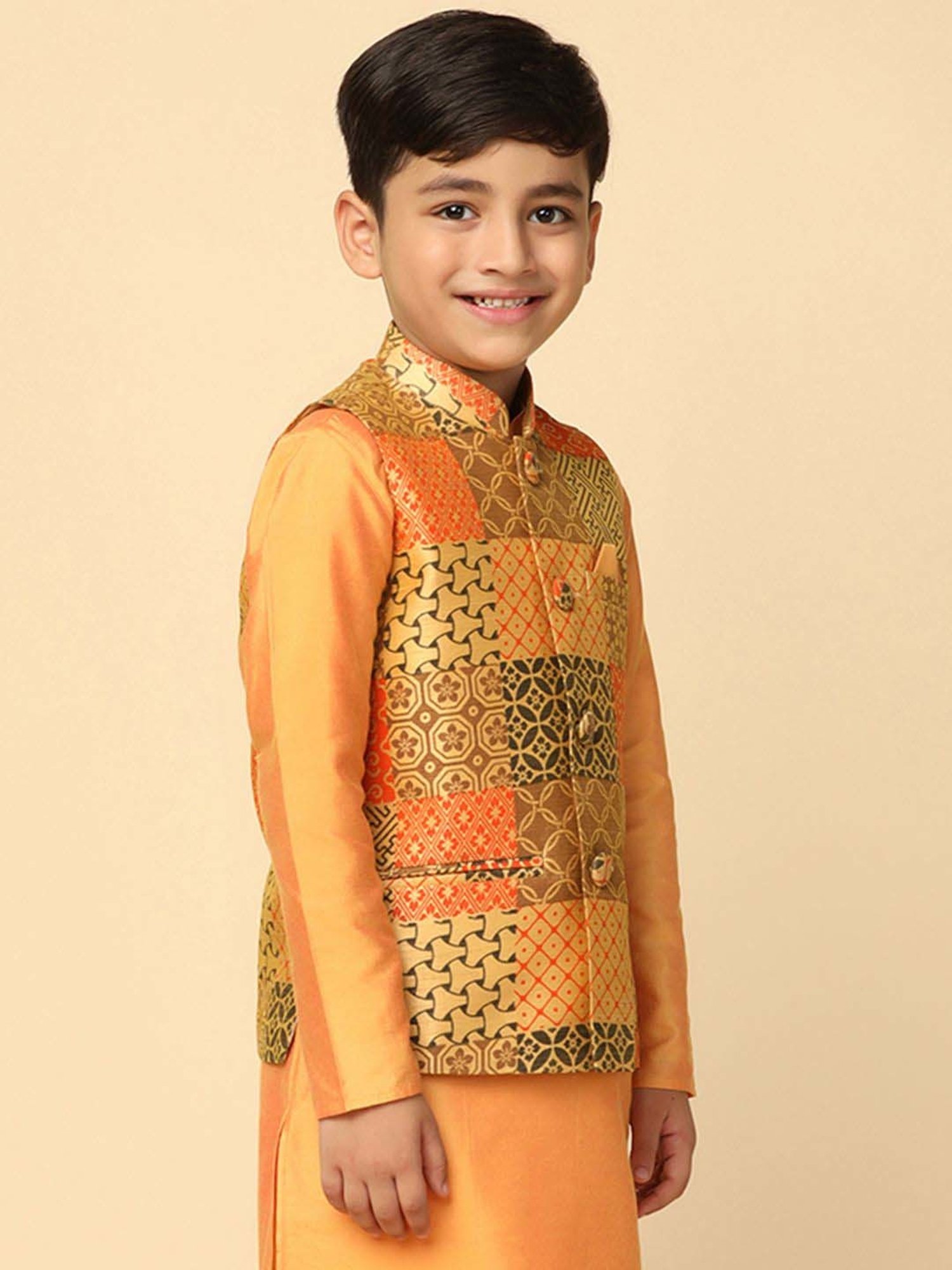 Blue Giraffe Kids Maroon Solid  Blazer